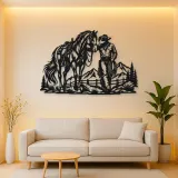 Cowboy and Horse Metal Wall Art | Equestrian Wall Decor