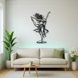 Dance of Freedom Metal Wall Art | Movement Silhouette Decor