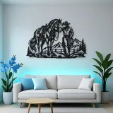 Cowboy and Horse Metal Wall Art | Equestrian Wall Decor