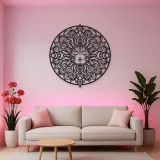 Mandala Sun Metal Wall Art | Spiritual Boho Metal Decor