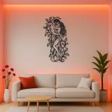 Garden Embrace Metal Wall Art | Romantic Couple Decor