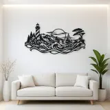 Lighthouse Coastline Metal Wall Art | Coastal and Nautical Wall Decor