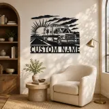 Personalized Sunrise Ambulance Highway Metal Wall Art - lifestyle view 5