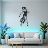 Tango Solo Figure Metal Wall Art | Movement Silhouette Decor