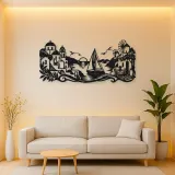 Greek Island Sail Metal Wall Art | Coastal and Nautical Wall Decor