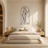 Fashion Arch Woman Metal Wall Art | Fashion Figure Wall Decor - lifestyle view 2