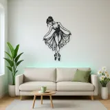 Ballet Reverence Metal Wall Art | Movement Silhouette Decor