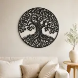 Cartel de metal personalizado Fuerza del Roble | Decoración Botánica de Metal