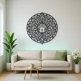 Mandala Sun Metal Wall Art | Spiritual Boho Metal Decor