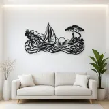 Mediterranean Sail Metal Wall Art | Coastal and Nautical Wall Decor