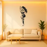 Eagle Pose Balance Metal Wall Art | Movement Silhouette Decor