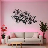 Orchid Elegance Metal Wall Art | Botanical Metal Wall Decor
