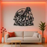 Boxer Strong Profile Metal Wall Art | Pet Lover Silhouette Decor