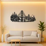 San Francisco Bridge Metal Wall Art | Travel and City Wall Decor