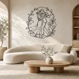 Garden Dance Pair Metal Wall Art | Romantic Couple Decor - lifestyle view 3