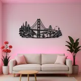 San Francisco Bridge Metal Wall Art | Travel and City Wall Decor