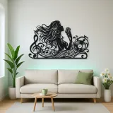 Singer Silhouette Metal Wall Art | Music Room Wall Decor