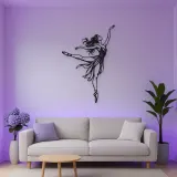 Graceful Arabesque Metal Wall Art | Movement Silhouette Decor