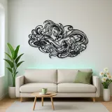 Koi Water Flow Metal Wall Art | Coastal and Nautical Wall Decor