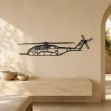 CH-53K King Stallion Helicopter Silhouette Metal Wall Art, Home Decor, Birthday Gift, Aircraft Silhouette - lifestyle view 3