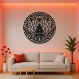 Crystal Garden Metal Wall Art | Botanical Metal Wall Decor