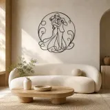 Wedding First Dance Metal Wall Art | Romantic Couple Decor - lifestyle view 3