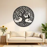 Tree with Cat Metal Wall Art | Pet Lover Silhouette Decor