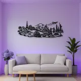 Road Trip Horizon Metal Wall Art | Travel and City Wall Decor