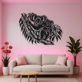Koala Eucalyptus Metal Wall Art | Wildlife Silhouette Decor