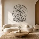 Rain Dance Couple Metal Wall Art | Romantic Couple Decor - lifestyle view 3