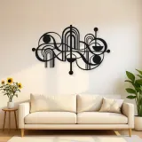 Mid-Century Arches Metal Wall Art | Modern Abstract Metal Decor