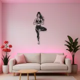 Tree Pose Balance Metal Wall Art | Movement Silhouette Decor