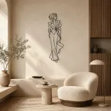 Blazer Fashion Muse Metal Wall Art | Fashion Figure Wall Decor - lifestyle view 5