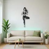 Tree Pose Balance Metal Wall Art | Movement Silhouette Decor