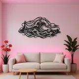 Storm Wave Crest Metal Wall Art | Coastal and Nautical Wall Decor