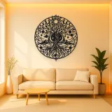 Constellation Tree Metal Wall Art | Botanical Metal Wall Decor