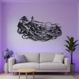 Rocky Coastal Cliffs Metal Wall Art | Coastal and Nautical Wall Decor
