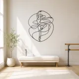 Ballet Pirouette Metal Wall Art | Dance Silhouette Wall Decor