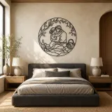 Picnic Embrace Metal Wall Art | Romantic Couple Decor - lifestyle view 5
