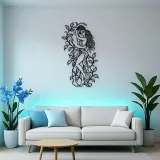 Garden Embrace Metal Wall Art | Romantic Couple Decor