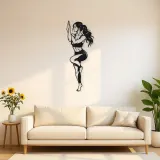 Eagle Pose Balance Metal Wall Art | Movement Silhouette Decor