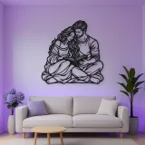 Reading Together Metal Wall Art | Cozy Home Metal Decor