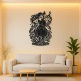 Cello Curve Metal Wall Art | Music Room Wall Decor