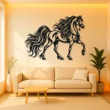 Arabian Horse Profile Metal Wall Art | Equestrian Wall Decor