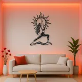 Sun Salutation Metal Wall Art | Movement Silhouette Decor