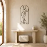 Fashion Arch Woman Metal Wall Art | Fashion Figure Wall Decor - lifestyle view 3