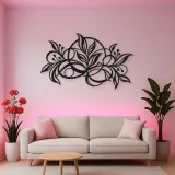 Botanical Abstract Fusion Metal Wall Art | Modern Abstract Metal Decor