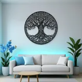 Celtic Roots Tree Metal Wall Art | Botanical Metal Wall Decor