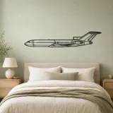 727 Airplane Silhouette Metal Wall Art, Metal Aircraft Silhouette, Aviation Wall Decor, Aviator Decor - lifestyle view 2