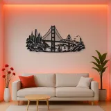 San Francisco Bridge Metal Wall Art | Travel and City Wall Decor